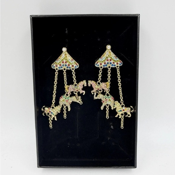 Heidi Daus Jewelry - Heidi Daus Colorful Swarovski Crystal Carousel Earrings